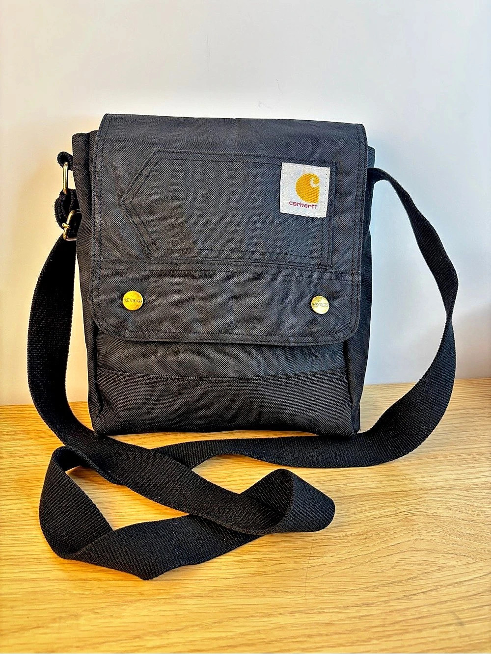 Carhartt Crossbody Snap Bag Black
